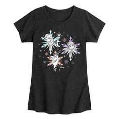 Frozen 2 - Anna Elsa Olaf Snow - Toddler And Youth Girls Short Sleeve Graphic T-Shirt - Celebrate the essence of Disney's Frozen 2 with officially licensed apparel featuring unique designs crafted exclusively by Hybrid Apparel. Each piece brings beloved characters, iconic imagery, and memorable moments to life, offering Frozen 2 fans a one-of-a-kind way to showcase their passion. Olaf Snow, Snowflake Graphic, Elsa Olaf, Anna And Elsa, Frozen Anna, Anna Elsa, Anna Frozen, Elsa Anna, Frozen 2