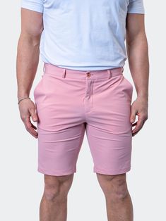 Comfort meets fashion, with these classic shorts from Maceoo. Pair these slim fit shorts with a Maceoo polo for the perfect no hassle summer look with no compromise on comfort. Or pair with a signature performance dress shirt for a business casual look to beat the heat. Summer Golf Shorts With 4-way Stretch, 4-way Stretch Golf Shorts For Summer, Fitted Golf Shorts For Spring, Summer Golf Bottoms Short, Summer Golf Bottoms Short Length, Summer Golf Bottoms In Short Style, Summer Cotton Golf Shorts, Cotton Golf Shorts For Summer, Summer Golf Shorts