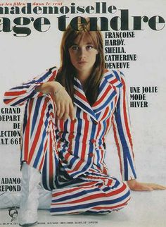 Françoise Hardy - 1965 Mademoiselle Magazine, 60s And 70s Fashion, Mod Fashion