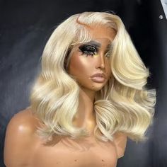 Special Offer-Short Blonde Straight And Body Wave 13x4 Lace Front Wigs – uprettyhair Short Blonde Hairstyles With Layers, Short Blonde Side Part, Blonde Updo Wig, Blonde Wig Install, Colored Bob Wig, Short Blonde Wig, Lace Front Wigs Body Wave, Birthday Hairstyle, Colored Bob