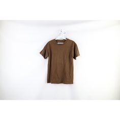 Vintage 90s Streetwear Mens Small Distressed Blank Short Sleeve T-Shirt Brown Mens T-Shirt Has holes on front top left and back top and bottom and color fade Mens size Small (no size tag; see measurements) Measurements are: 18 inches underarm to underarm 25.5 inches top to bottom Brown Cotton Blend US Shipping is FREE Canada is $15 and International is $24 Check out my other items in my store! K448 Cheap Brown Men's T-shirt, 90 Streetwear, Brown Streetwear, Blank T Shirt, Streetwear Shorts, Blank T Shirts, Streetwear Mens, 90s Streetwear, Mens T Shirts