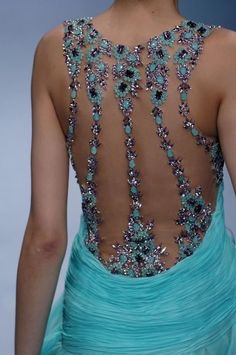 George Chakra, Jewelry Dress, Foxtrot, فستان سهرة, Aqua Turquoise, Skating Dresses, Gorgeous Gowns, Waltz