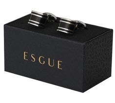 Esgue Silver Black Colored Square Form Patterned Cufflinks: Esgue's special design cufflinks offer a striking contrast and elegance. Add a stylish and noble touch to your clothes with Cufflinks. These elegant and high-quality cufflinks adapt to every look, whether in a formal setting or a daily outfit. Esgue Cufflinks are made of high-quality, durable materials. You will be eye-catching in every environment with its elegant and classic design. It adds a stylish and noble touch to your clothes. I Black Jewelry For Business On Father's Day, Elegant Black Cufflinks For Father's Day, Black Rectangular Cufflinks For Gift, Elegant Black Cufflinks For Office, Modern Black Cufflinks For Business, Classic Black Cufflinks For Father's Day, Elegant Black Cufflinks, Elegant Black Office Cufflinks, Square Form