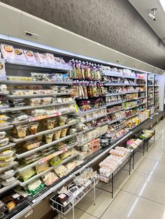 a grocery store filled with lots of food