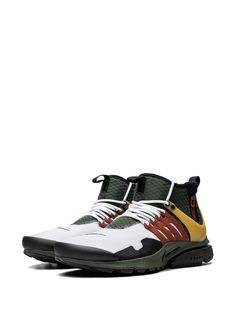 Find NIKE Air Presto Mid Utility Star Wars Boba Fett Sneakers on Editorialist. multicolour mesh panelling signature Swoosh logo detail contrasting panel detail round toe front lace-up fastening ankle-length double pull-tab at the opening branded insole rubber sole These styles are supplied by a premium sneaker marketplace. Stocking only the most sought-after footwear, they source and curate some of the most hard to find sneakers from around the world. Dynamic High-top Lace-up Sneakers, Urban Nylon High-top Sneakers For Streetwear, Dynamic High-top Running Shoes With Laces, Dynamic Mid-top Sneakers With Laces, Nike Custom Sporty Sneakers With Laces, Nike Sporty High-top Lace-up Sneakers, Nike Sporty Lace-up High-top Sneakers, Sporty Nike Custom Sneakers, Sporty High-top Sneakers With Elastic Laces For Streetwear