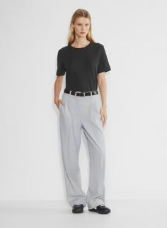 THE EFFORTLESS PANT™ | Aritzia Effortless Pant Outfit, Aritzia Effortless Pant Outfit, Aritzia Effortless Pant, Effortless Pant, Sweat Vest, Knife Pleats, Fall Staples, Tailored Coat, Everyday Luxuries