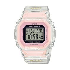 Womens Casio BGD-5001K-7 BABY-G Sports Quartz Waterproof Solar Powered Pink Digital WMNS Watch Sports Watches Women, Solar Watch, Pink Watch, Retro Watches, G Shock Watches, My Little Pony Drawing, Baby G, Baby Monitor, Sports Watch