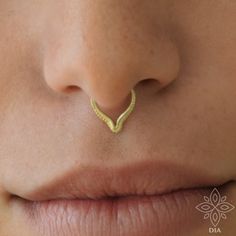 14K SOLID GOLD hoop earring Perfect for a variety of piercing locations:  septum helix/belly/tragus/rook/cartilage/Lobes/nipple /  etc. Features: ♦ Material: Yellow 14K SOLID GOLD  ♦ Wire thickness: 20 gauge = 0.8 mm  ♦ Inner diameter: 7, 8, 9mm = 0.354 inch  ➤ OPENING & CLOSING Your nose hoop is a 'seamless' ring.  Please use a horizontal opening and closing procedure as shown in the listing pics!  By opening in a horizontal motion, you will preserve the shape of the ring.  ➤ PACKAGING Item wil Bijoux Piercing Septum, Nose Earring, Gold Septum Ring, Gold Septum, Septum Piercing Jewelry, Septum Nose Rings, Septum Rings, Septum Piercings, Piercing Septum