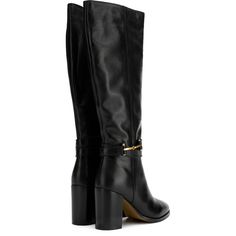 Dress Up Your Look With The Chic Ted Baker Aryna Knee-high Boots. Crafted From Supple Leather With A Touch Of Golden Gleam From Polished Accents, These Sleek, Heeled Boots Are An Elegant Way To Add A Hint Of Luxury To Any Outfit. Zip Inside For Easy On-off Wear, While The 9cm Heel Gives You A Subtle Lift. With A Smooth Sole And Soft Lining, You'll Stay Comfy As You Strut In Style. Knee High Boots Dress, Oasis Fashion, Boots Knee, Fit N Flare Dress, Sunglasses Shop, Boots For Sale, Jeans For Sale, Fashion Face, The Chic