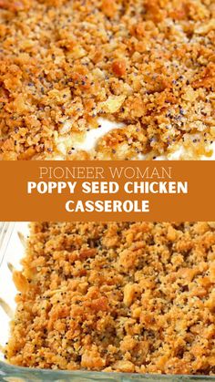 Pioneer Woman Poppy Seed Chicken Casserole Southern Living Poppyseed Chicken Casserole, Chicken Casserole Recipes Poppy Seed, Poppy Seed Chicken With Noodles, Poppy Seed Chicken With Broccoli, Poppy Chicken Casserole, Best Poppy Seed Chicken Casserole, Chicken Rice Poppyseed Casserole, Poppy Seed Chicken For A Crowd, Poppy Seed Chicken And Rice Casserole