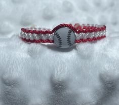 Score a home run in style with our Baseball Braided Bracelet! Made from high-quality materials, this bracelet is perfect for any baseball fan. Show off your love for the game with this stylish and unique accessory. Strike out the competition and stand out with our Baseball Braided Bracelet! IMPORTANT INFORMATION:☆ We work as quickly as possible to create your bracelets. However, since each order is handmade to order it can take 5-7 business days for your order to be shipped. (This does not include Saturday or Sunday)☆ PLEASE NOTE COLORS ON SCREEN MAY VARY FROM SCREEN TO SCREEN AND CAN APPEAR LIGHTER OR DARKER.☆ Due to the nature of this product I do not accept any returns but if you have a problem, please reach out within 3 days of receiving your order!☆ Once the item is shipped, your orde Braid Designs, Braided Bracelet, Home Run, Baseball Fan, Braided Bracelets, Accessories Unique, Create Your, Braids, Charm Bracelet