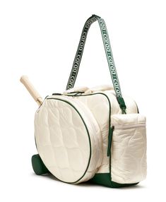 The Tennis Quilted Duffel is a lightweight convertible with dedicated compartments for racquets and balls. Sporty, streamlined, and vegan-friendly. Racquet Bag, Sports Bags, Racquets, Sport Tennis, Coin Wallet, Tennis Clothes, Tennis Ball, Sample Sale, Sport Bag