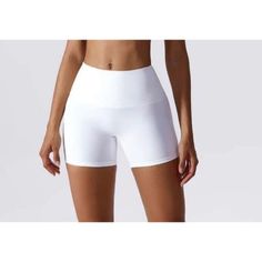 New Sky Lux Apparel White Shorts Bottom Spandex Size Medium -Removable Padding -White -Stretchy -Brand New White Yoga Activewear With Built-in Shorts, White High-waisted Athletic Shorts With Built-in Shorts, Versatile Stretch Solid Color Shorts, Versatile Elastane Shorts, White High Stretch Athletic Shorts For Gym, White Moisture-wicking High Stretch Athletic Shorts, White Bottoms With Wide Waistband In Elastane, White Stretch Bottoms With Wide Waistband, Versatile Stretch Shorts With Wide Waistband