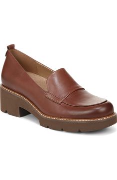 Naturalizer Darry Leather Loafer (Women) | Nordstrom Slip-on Synthetic Platform Loafers For Work, Trendy Fall Loafers With Lug Sole, Trendy Leather Footbed Platform Loafers For Fall, Classic Leather Platform Loafers With Chunky Platform, Trendy Platform Loafers With Leather Footbed For Fall, Synthetic Oxfords For Office Use In Fall, Trendy Fall Platform Loafers With Leather Footbed, Formal Synthetic Platform Loafers With Lug Sole, Casual Platform Loafers With Lug Sole For Business Casual