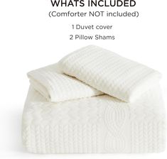 whats included comforter not included 1 duvet cover 2 pillow shams - shop now