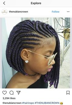 Sarah Jessica Darker on Twitter: "Cornrow bob: a concept!! https://t.co/jsmY3nKb31" Cornrow Designs, Bob Braids Hairstyles, Kid Braid Styles, Cute Braided Hairstyles, Braids Hairstyles Pictures, Girls Hairstyles Braids, Girls Braids, Braids For Kids