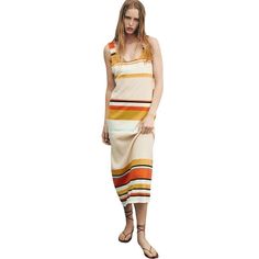 New With Tags. No Stains Or Flaws. Pics To See The Beautiful Bright Colors. Zara Orange Cream Striped Boho Sleeveless Summer Maxi Dress Sz M Nwt Orange Sleeveless Dress For Beach Vacation, Orange Sleeveless Dress For Summer Vacation, Orange Sleeveless Maxi Dress For Vacation, Sleeveless Orange Maxi Dress For Beach, Chic Orange Sleeveless Sundress, Orange Sleeveless Summer Dress For Beach, Orange Sleeveless Summer Dress For Beach Season, Chic Orange Sleeveless Beach Dress, Orange Sleeveless Dress For Beach Season