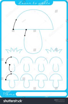 an easy to learn drawing worksheet for children and toddlers, with the image of