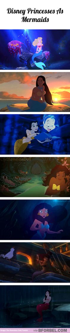 disney princesses from the animated movie's avatars are shown in three different stages