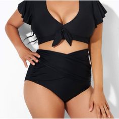 82% Nylon / 18% Spandex Made In China Plus Size Bade, Style For Short Women, Glam Ideas, Swim Meet, Free Yourself, A New Me, Plus Size Swim, Swimwear Trends, Just Keep Swimming