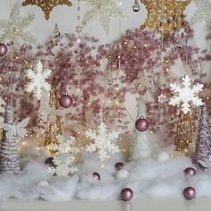 Sugar Plum Princess Christmas Prop Set Up - HSD Photography Backdrops Sugar Plum Princess, Plum Color Palette, Spiral Crochet Pattern, Christmas Photography Props, Princess Photography, Fairy Baby Showers, Princess Christmas, Photo Backdrop Christmas, Winter Onederland Party