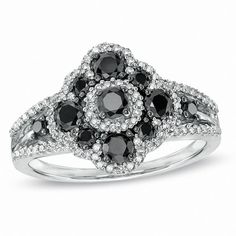 Black And Silver Quince, Silver Quince, Stackable Rings Wedding, Trend Jewelry, Latest Jewellery Trends, Prom Earrings, Trending Necklaces, Black Diamond Ring Engagement, Vintage Style Rings