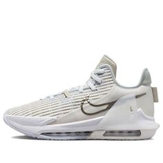 Nike Lebron Witness 6 EP 'White Metallic Pewter' DC8994-102 High Top Volleyball Shoes, Basketball Shoes Women's Nike, Cool Volleyball Shoes, All White Basketball Shoes, Volleyball Wishlist, Cute Basketball Shoes, Cute Volleyball Shoes, White Volleyball Shoes, Volleyball Shoes Womens