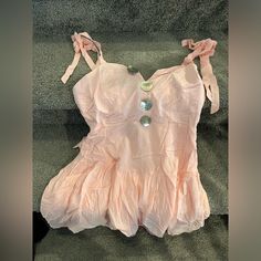 Cute Little Pink/Peach Dress. Never Worn. Chic Apricot Mini Dress For Summer, Peach Mini Dress For Summer Vacation, Peach Mini Dress For Summer Beach, Peach Summer Mini Dress For Vacation, Peach Summer Mini Dress For The Beach, Peach Mini Dress For Beach, Peach Summer Mini Dress For Beach, Peach Sundress For Vacation, Summer Vacation Peach Mini Dress