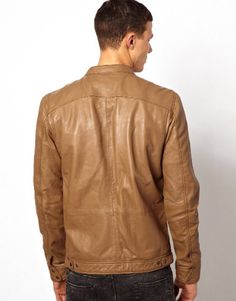 Urban Brown Biker Jacket With Pockets, Brown Moto Leather Jacket With Pockets, Brown Leather Jacket With Ykk Zipper, Fashion Hub, Men Boys, Biker Jacket, Lambskin Leather, News Design, Leather Fashion