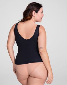 Honeylove's LiftWear Tank: The world's smartest tank lets you ditch the bra. Built-in bust support provides a gentle lift, and our back-smoothing design eliminates bra bulge. Honeylove, LiftWear Tank Top for Women in Runway (Black), Size: 1X Supportive Shapewear Tank Top With Built-in Bra, Supportive Tank Top With Built-in Bra And Wide Straps, Supportive Tops With Built-in Bra And Wide Straps, Shapewear Bra With Medium Bust Support, Sleeveless Shapewear Bra With Medium Bust Support, Supportive Shapewear Tank Top With Medium Bust Support, Supportive Sleeveless Shapewear With Medium Bust Support, Supportive Sleeveless Shapewear With Built-in Bra, Supportive Sleeveless Shapewear, Bra Friendly