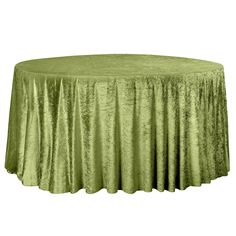 Velvet 120 Round Tablecloth - Dark Sage Green Tablecloth Dress, Velvet Tablecloth, Wooden Chargers, 120 Round Tablecloth, Dark Sage Green, Gold Charger Plate, Cake Tables, Gold Chargers, Crystal Centerpieces