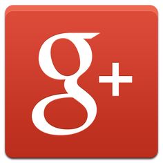 the google plus logo on a red square button