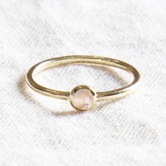 Rose Quartz Silver or Gold Ring Rose Gold Spiritual Rings For Gift, Spiritual Rose Gold Gemstone Rings, Dainty Healing Rings, Spiritual Rose Gold Sterling Silver Rings, Rose Gold Sterling Silver Spiritual Rings, Spiritual Sterling Silver Rings In Rose Gold, Spiritual Sterling Silver Rose Gold Rings, Sterling Silver Spiritual Rings In Rose Gold, Delicate Moonstone Ring With Round Band As Gift