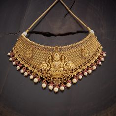 Get ready to shine by wearing our antique choker necklaces. These are finely handcrafted and finished to perfection by the craftsmen in Kalyan Jewellers. Browse through our unique collection. Antique Choker, Antique Jewellery, Jewellery Collection, Necklace Designs