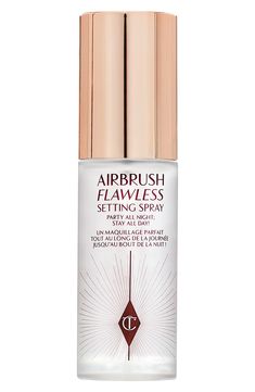 Free shipping and returns on Charlotte Tilbury Airbrush Flawless Makeup Setting Spray at Nordstrom.com. What it is: A setting spray helps set makeup for up to 16 hours without melting, fading or settling into fine lines.What it does: From Charlotte's award-winning Airbrush Flawless Finish collection, this multitasking lightweight formula serves to prime and set makeup. It's the perfect canvas for makeup application and instantly locks in your look for Charlotte Tilbury Setting Spray Mini, Mini Charlotte, Charlotte Tilbury Airbrush Flawless, Fixing Spray, Girly Pop, Makeup List, Makeup Setting Spray, Makeup Needs, Makeup Items