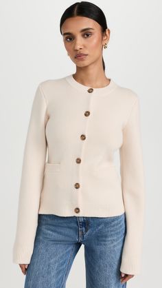 Fast Free Shipping & Free Returns on Jenni Kayne Cooper Cardigan at Shopbop. Shop new arrivals from Jenni Kayne at Shopbop.com Cashmere Button-up Outerwear For Work, Everyday Button-up Cashmere Sweater, Winter Cashmere Sweater Coat With Pockets, Everyday Cashmere Cardigan With Button Closure, Classic Button-up Cashmere Sweater, Cashmere Button-up Outerwear With Button Cuffs, Button-up Cashmere Outerwear With Button Cuffs, Wool Button-up Cardigan With Button Closure, Beige Cashmere Outerwear With Button Closure