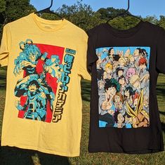 2 Shirts Excellent Condition Nwot Pit To Pit 17 - 17.5 Inches Length 26 Inches Size Small *Comment Below If You're Interested In Buying These Separately* 15 Per Shirt Academia Tops, My Hero Academia Manga, My Hero, My Hero Academia, Hero Academia, Gold Black, Womens Tops, Tops & Tees, Size Small