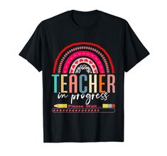 PRICES MAY VARY. Future Teacher Design Makes an Awesome Gift For Educators,Teacher in progress please wait desin is awesome for kids 100th day of school, kindergarten, pre-k, preschool, middle school. Get this happy 100th day of school kid themed for teachers and students. Rainbow Teacher in progress please wait Rainbow design is awesome for kids 100th day of school, kindergarten, pre-k, PreK, preschool, middle school, element. Get this funny happy 100th day of school kid themed design for teach 100th Day Of School Kindergarten, Teacher In Progress, Cool Teacher, Happy 100th Day Of School, Black Love Heart, Future Teacher, Star Quotes, School Kindergarten, Chicken Print