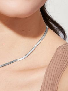 The easiest way to dress up your everyday outfit is with a simple herringbone chain necklace. Crafted in sterling silver, this herringbone necklace looks great Herringbone Chain Necklace, Bold Necklace, Herringbone Chain, Herringbone Necklace, Gifts For Brother, Everyday Outfit, Breakfast Lunch Dinner, Steel Necklace, Letter Necklace