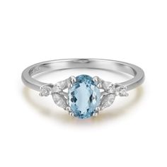 Life is a stellar opportunity to realize who you are and improve yourself. Therefore, manifest with the Stellar Aquamarine Ring and let this gorgeous piece encourage you to constantly learn new things, try new approaches, and strive to be your true self. This ring features an oval-cut Aquamarine at the center with petite white topaz cleaving towards the gemstone. A dainty piece you should have in your trinket ✦ Available in both 14K white gold vermeil (14K white gold plated over a sterling silve Dainty Aquamarine Ring, Be Your True Self, Bff Rings, Learn New Things, Gold Vermeil Jewelry, Ring White Gold, Aquamarine Ring, True Self, Aquamarine Rings