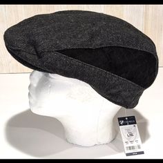 This Listing Is For A Brand New, With Tags Cremieux Newsboy Cabbie Cap In Dark Grey And Black. The Hat Has A Nice Grey Color With Side Panels In Black, Clean On All Sides, No Signs Of Wear And Tear, No Damage Or Any Other Flaws. Overall, A Very Nice, Clean, Size Large / Xtra Large, Style Newsboy Cabby Cap. Mens Fedora, Black Fedora, Straw Fedora Hat, Denim Hat, Strapback Hats, News Boy Hat, Newsboy Cap, Blue Wool, Premium Denim