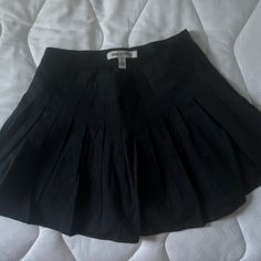 New With Tags. Urban Outfitters Pleated Mini Skirt. Black Linen. Size Small. Cotton Mini Skort For Night Out, Chic Mini Skort By Urban Outfitters, Urban Outfitters Chic Mini Skort, Chic Mini Length Skort By Urban Outfitters, Black Cotton Mini Pleated Skirt, Urban Outfitters Pleated Skort For Summer, Summer Pleated Skort By Urban Outfitters, Summer Pleated Skort From Urban Outfitters, Black Cotton Pleated Mini Skirt