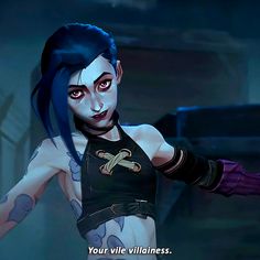 ARCANE LEAGUE OF LEGENDS: 2x04 - “Paint the Town Blue” Paint The Town Blue, Sally Skellington, Female Joker, Gothic Hippie, Arcane League Of Legends, Arcane Jinx, Tiny Tina, Dark Princess