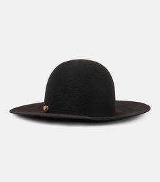 Evelyn cashmere felt hat in black - Loro Piana | Mytheresa Loro Piana, Felt Hat, Color Names, Fedora, Designing Women, Clothing And Shoes, Accessories Hats, Color Design, Saint Laurent