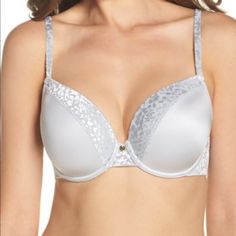 Le Mystere Safari Bra Size: 32c Color: Silver Grey Elegant Fitted Silver Bra, Silver Elegant Fitted Bra, Elegant Gray Underwire Bra, Elegant Fitted Gray Bra, Elegant Silver Underwire Bra, 36dd Bra, Pink Lace Bra, Purple Bras, Corset Bra