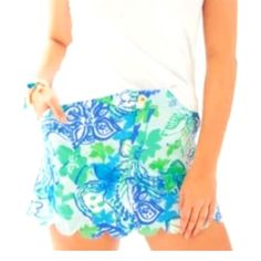 Nwt Lilly Pulitzer Colette Skort Skirt Shorts Whisper Blue Boom Croc A Locca 14 New In Bag Awesome Colors Amazing Design Cotton White Blue Green - Softer Tones Alligators! Crocodiles! Coastal Cruise Beach Sailing Boating Yachting Vacation Swim Resort Resort Wear Festival Versatile Perfect Weight Spring Summer Captiva Athleisure Preppy Tennis Golf Beach Day Pool Party Tea Party City Touring Graduation Honeymoon Rehearsal Shower Blue Mini Bottoms With Built-in Shorts, Blue Skort With Short Inseam For Summer, Blue Skirted Shorts With Built-in Liner, Blue Skirted Shorts With Built-in Shorts, Blue Mini Skirt For Vacation, Spring Blue Mini Skirt With Short Inseam, Blue Mini Skirt With Short Inseam For Summer, Blue Mini Skirt Bottoms For Summer, Blue Mini Skirt For Summer