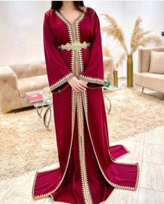 Moroccan Luxury Burgundy Caftan, Moroccan Embroidered Kaftan 2 Pieces, Moroccan Abaya Gown This item is made to order and can be customised Luxury Bohemian Wedding Abaya, Luxury Red Women's Thobe, Ceremonial Festive Maxi-length Kaftan, Eid Wedding Maxi Length Kimono, Maxi Length Kimono For Eid Wedding, Maxi Length Wedding Kimono For Eid, Maxi Kaftan With Intricate Embroidery For Traditional Ceremonies, Maxi Length Embroidered Kaftan For Traditional Ceremonies, Bollywood Style Floor-length Abaya For Traditional Ceremonies