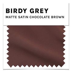 birdy grey matte satin chocolate brown color swatch for furniture and home decor