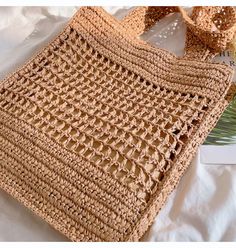 Chic simple straw woven tote bag perfect for summer outfit. Size approximately 37cm x 37cm (14.5in x 14.5in) Designer Style ID: 8329 Chic Straw Woven Tote Bag, Vintage Vibes, Summer Bag, Everyday Shoulder Bag, Beach Bag Casual Jute Straw Bag For Shopping, Trendy Crochet Bag For Beach Season With Open Weave, Trendy Beige Woven Beach Bag, Casual Square Beach Bag For Beach Season, Trendy Woven Beige Beach Bag, Trendy Natural Fiber Shoulder Bag With Open Weave, Trendy Open Weave Crochet Bag For Beach, Trendy Open Weave Crochet Bag For Vacation, Trendy Open Weave Beach Bag