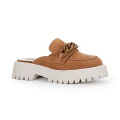 ***FINAL SALE- NO RETURNS **** Synthetic/Leather/Suede Slide on loafer Platform styling Fits true to size Loafer Platform, Golden Sneakers, Havana Shoes, Beige Loafers, Slide On Sneakers, Fur Sneakers, Backless Loafers, Studded Loafers, Buckle Loafers